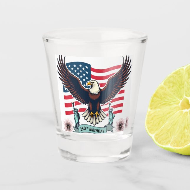 Vaso De Chupito 250 cumpleaños (Anverso)