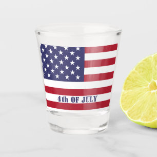 Vaso De Chupito 4 de julio americano bandera USA patriótico