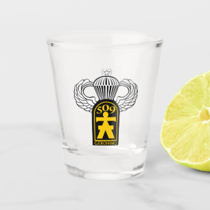 Vaso De Chupito 509º Aerotransportado con alas de salto
