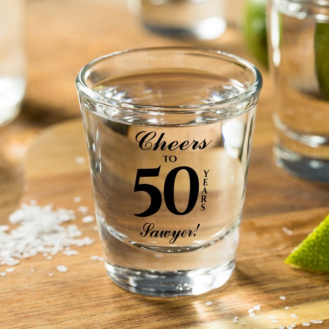 Vaso De Chupito 50.º cumpleaños personalizado (Subido por el creador)