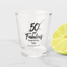 Vaso De Chupito 50 and Fabulous Birthday Bursting Modern