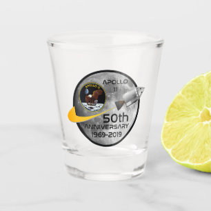 Vaso De Chupito 50.o aniversario 1969 - 2019 de Apolo 11