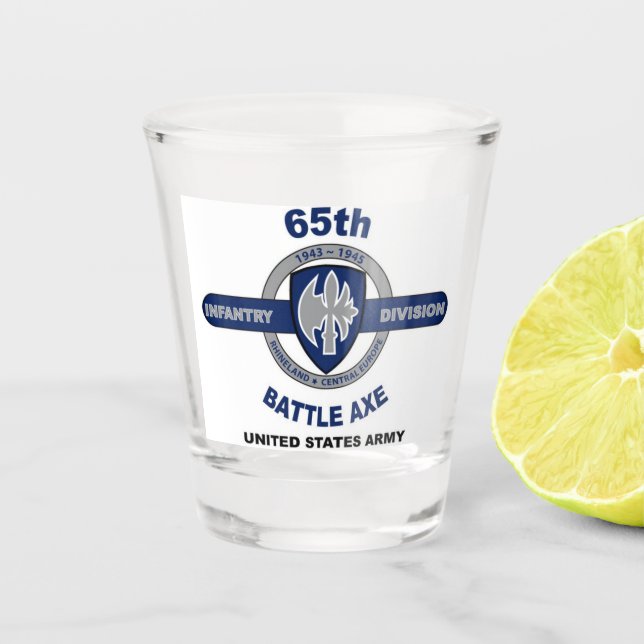 Vaso De Chupito 65.ª División de Infantería (Anverso)