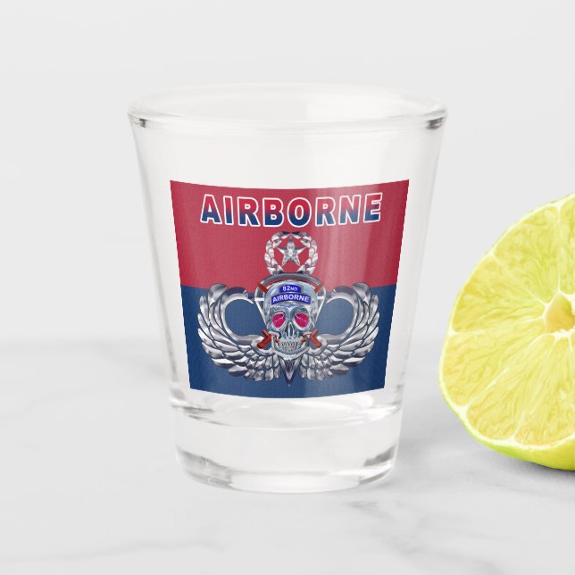 Vaso De Chupito 82.ª División Aerotransportada (Anverso)