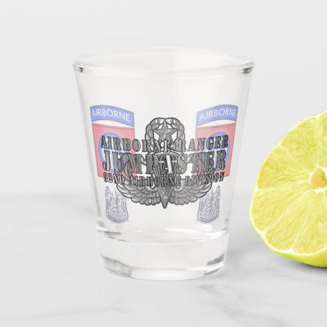 Vaso De Chupito 82.º Jumpmaster De La División Aérea (Anverso)