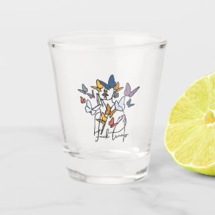 Vaso De Chupito 86 47 Camiseta anti-floral de Trump, destituir a p