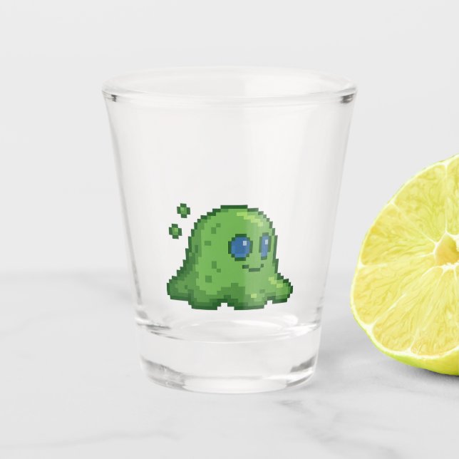 Vaso De Chupito 8-bit Retro Blob (Anverso)