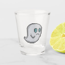Vaso De Chupito 8-bit Retro Ghost