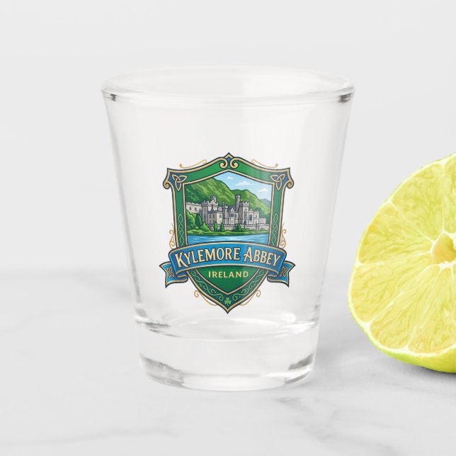 Vaso De Chupito Abadía de Kylemore Irlanda (Anverso)