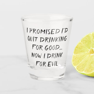 Vaso De Chupito Abandonar la bebida   Cepillo de oferta de humor p