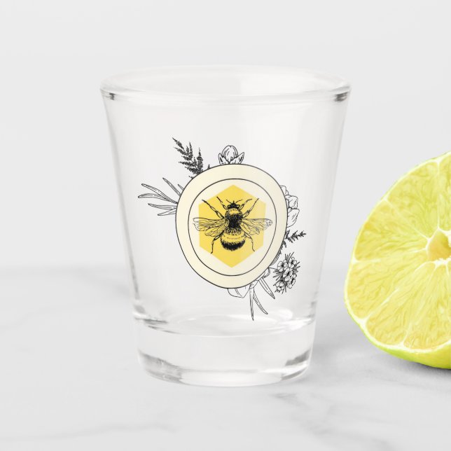 Vaso De Chupito Abeja (Anverso)