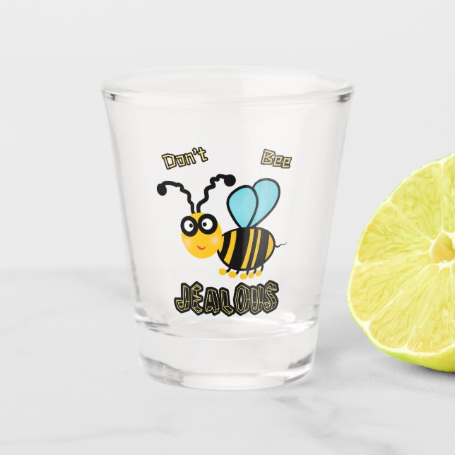 Vaso De Chupito Abeja pura (Anverso)