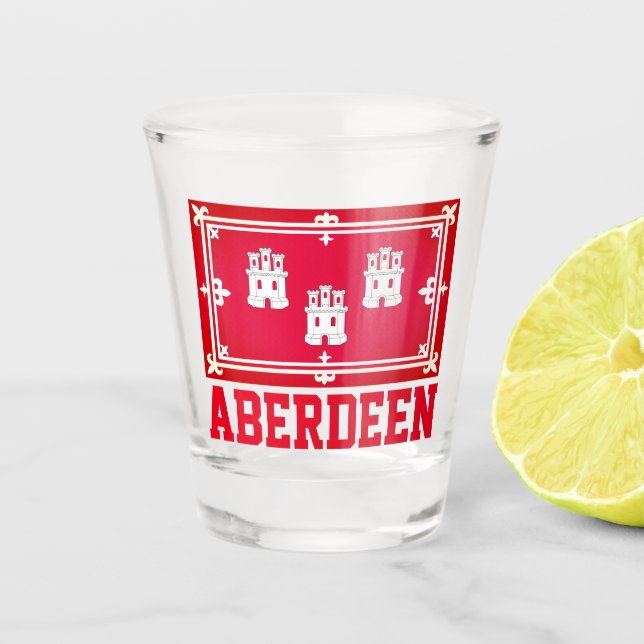 Vaso De Chupito Aberdeen, ESCOCIA (Anverso)