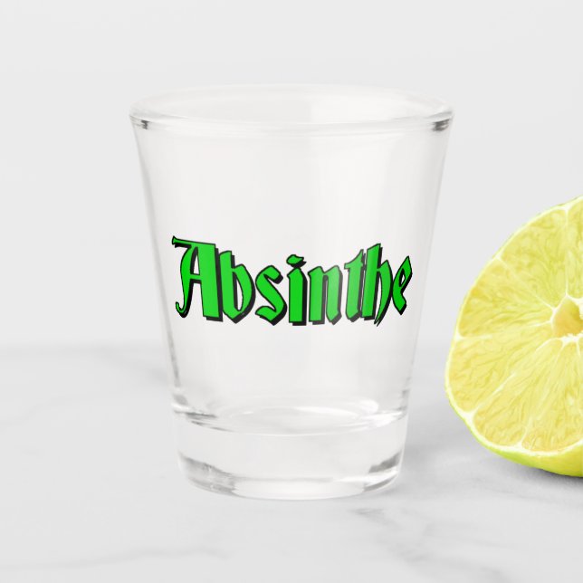 Vaso De Chupito Absinthe Shot glass (Anverso)