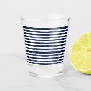 Vaso De Chupito Abstrack Naval Stripes Seamless