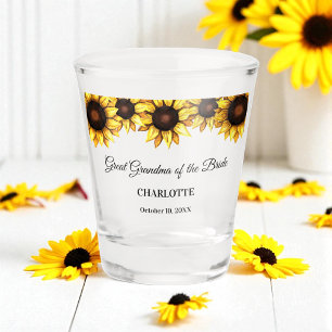 Vaso De Chupito Abuela Bisabuela Girasol