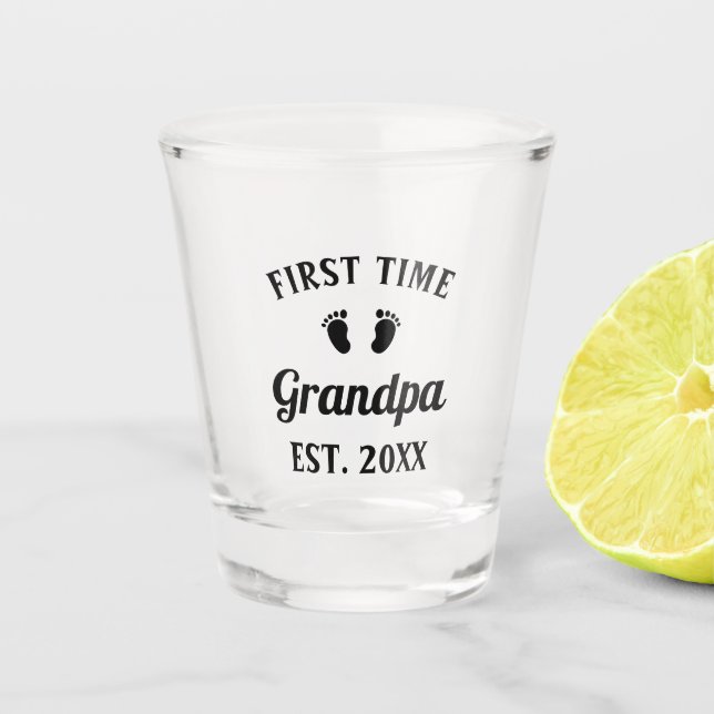 Vaso De Chupito Abuelo Abuelo Abuelo Nonno Gramates Primera Vez Ab (Anverso)