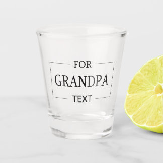 Vaso De Chupito Abuelo abuelo cumpleaños regalo personalizado