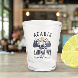 Vaso De Chupito Acadia National Park Rustic Landscape