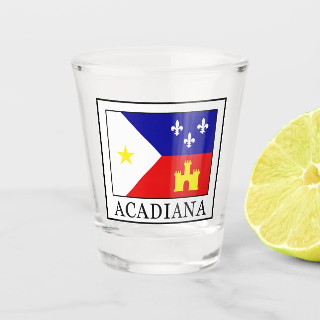 Vaso De Chupito Acadiana (Anverso)