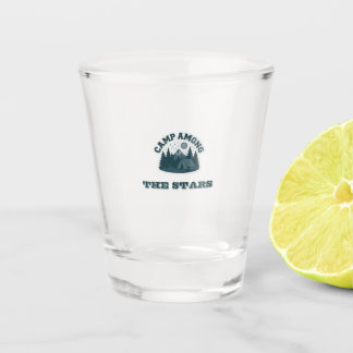 Vaso De Chupito Acampar Entre Las Estrellas Vintage Camping al Air