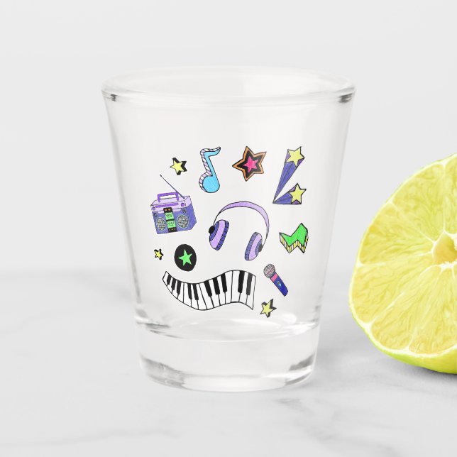 Vaso De Chupito Activar la música (Anverso)