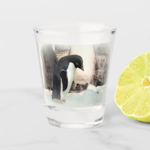 Vaso De Chupito Adélie pingüin Vidrio