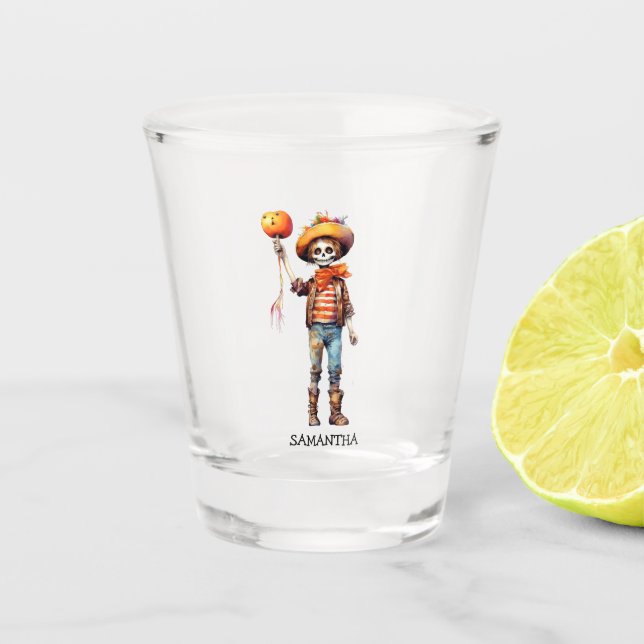 Vaso De Chupito Adorable Kid Zombie - Cute Halloween (3) (Anverso)