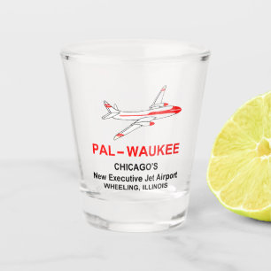 Vaso De Chupito Aeropuerto de Palwaukee, Wheeling, Illinois