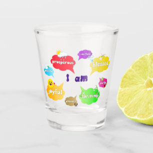 Vaso De Chupito Afirmaciones Positivas Palabras Amor Propio