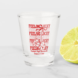 Vaso De Chupito Afortunado por enamorarse de la Bachelorette Party