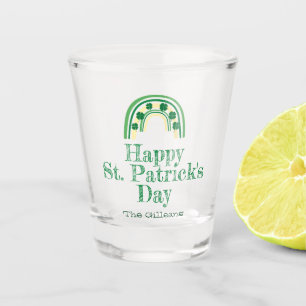 Vaso De Chupito afortunado Shamrock herradura St Patricks Day Beer