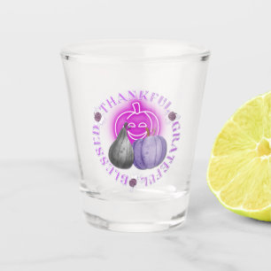 Vaso De Chupito Agradecimiento agradecido Neon Pumpkin