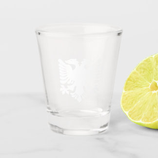 Vaso De Chupito Águila albanesa blanca