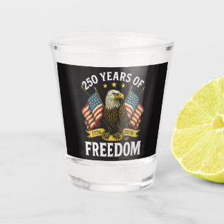 Vaso De Chupito Águila calva 250 años de libertad 1776 2026