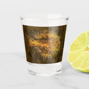 Vaso De Chupito Águila calva estadounidense constitucional