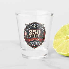 Vaso De Chupito Águila Emblemática del Aniversario Patriótico Amér