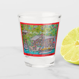 Vaso De Chupito Agujero en la pared vidrio de disparo