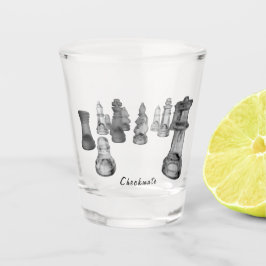 Vaso De Chupito Ajedrez de cristal de disparo