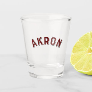 Vaso De Chupito Akron, Arco Vintage de Ohio
