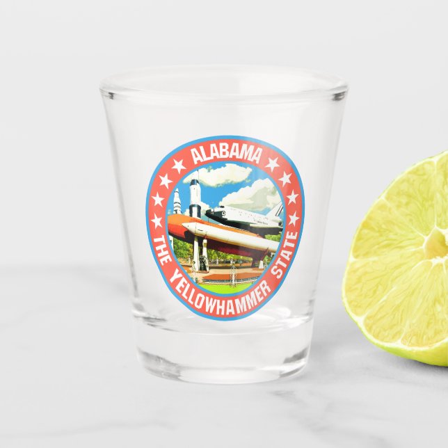 Vaso De Chupito Alabama (Anverso)