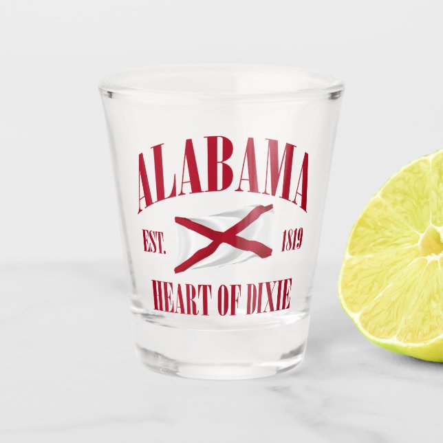 Vaso De Chupito Alabama (Anverso)