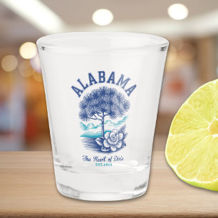 Vaso De Chupito Alabama Love – Camellia State Flower & Tree