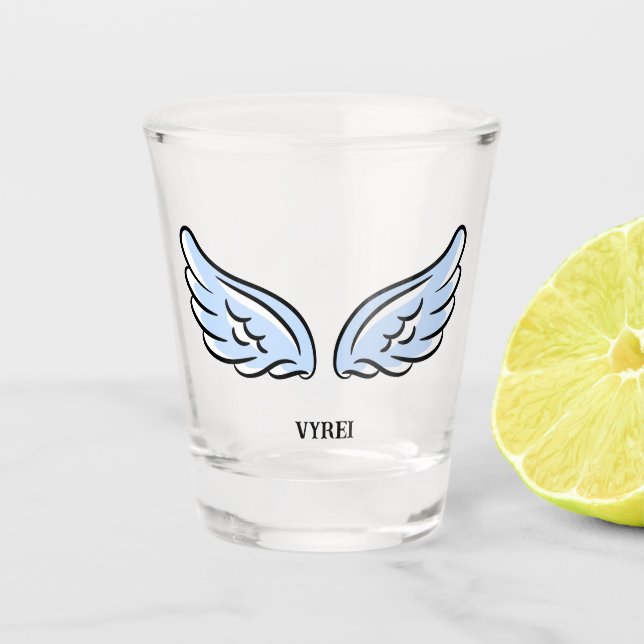 Vaso De Chupito Alas de Cute Little Angel (Anverso)