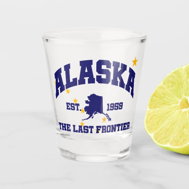 Vaso De Chupito Alaska, la última frontera (Anverso)