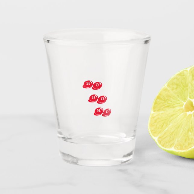 Vaso De Chupito alegre navidad ho ho (Anverso)