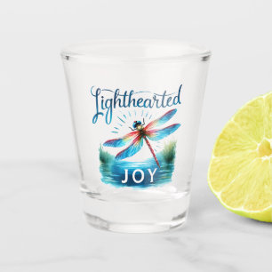 Vaso De Chupito Alegría iluminada - Dragonfly artístico