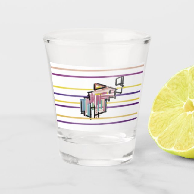 Vaso De Chupito Alegría veraniega de pesca (Anverso)