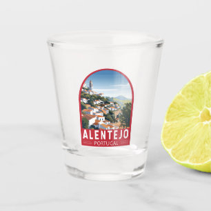 Vaso De Chupito Alentejo Portugal Viaje arte de cosecha
