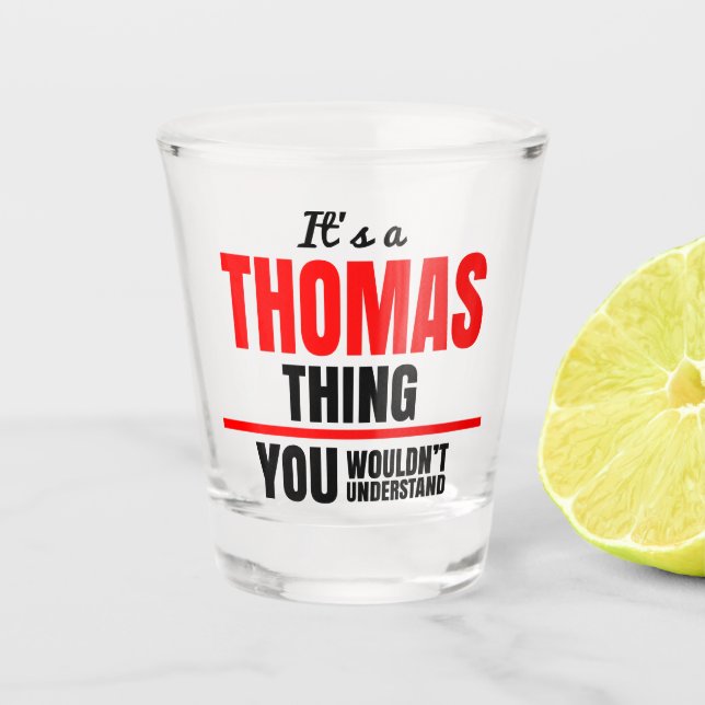 Vaso De Chupito Algo de Thomas que no entenderías (Anverso)